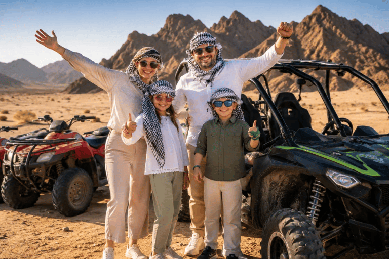 Sharm El-Sheikh: Sunrise ATV & Ras Mohammed Allah Gate Tour 2 Person ( 1 DBL QUAD ) + Allah Gates Entrance