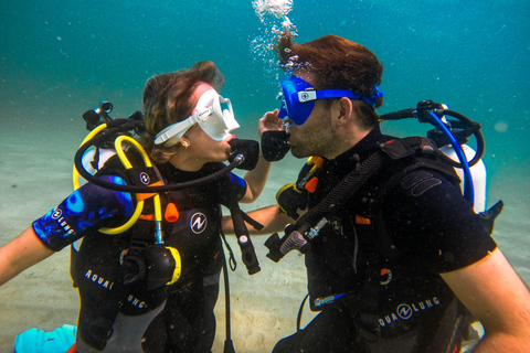 Chania : Essai de plongée sous-marine 2 plongées à terre (recevoir la certification)
