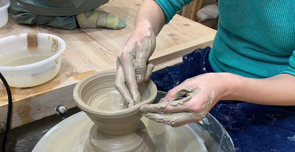 Kyoto: Small Group Pottery Workshop by Master Artisans