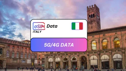 Von Bologna aus: Italien eSIM Tourist Roaming Datenplan