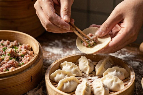 Shanghai: Market Explore, Dumpling Making, and Mahjong Game