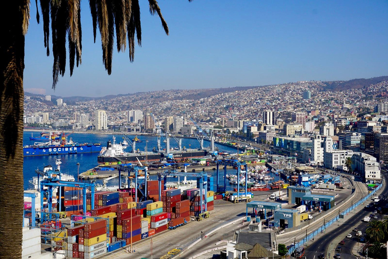 Depuis Santiago : excursion à Valparaíso/San AntonioDepuis Santiago : excursion en bateau à Valparaíso/San Antonio