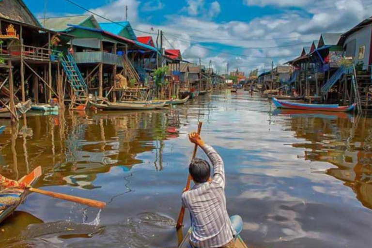 Visite privée du village flottant de Kampong Phluk sur le Tonlé Sap