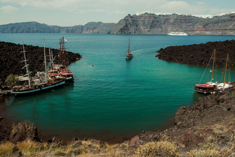 Santorini: Caldera Cruise ,Hot Springs & Oia Sunset Option Volcano Cruise with Transfers