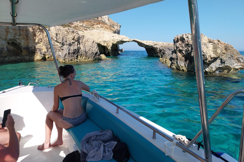 Comino Blue Lagoon, Crystal Lagoon & Caves Private Boat Trip 4 Hours - Private Boat Trip
