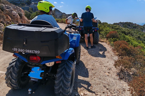 Costa Smeralda: Quad tour with views, the sea and adrenaline. Basic Quad Tour (2 people per quad)