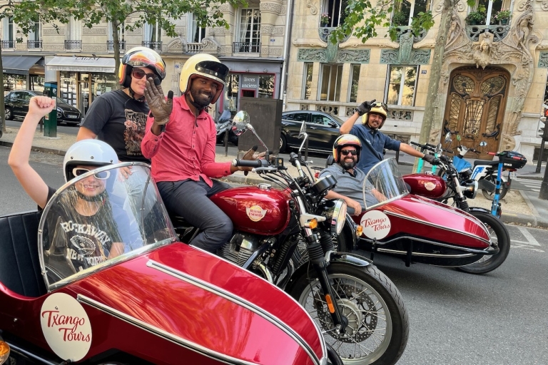 París: recorrido por los monumentos en una motocicleta con sidecar