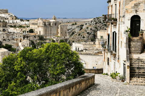 From Bari: Excursion to Matera by Bus Matera Tour: DEPARTURE at 12:40 PM with Guides