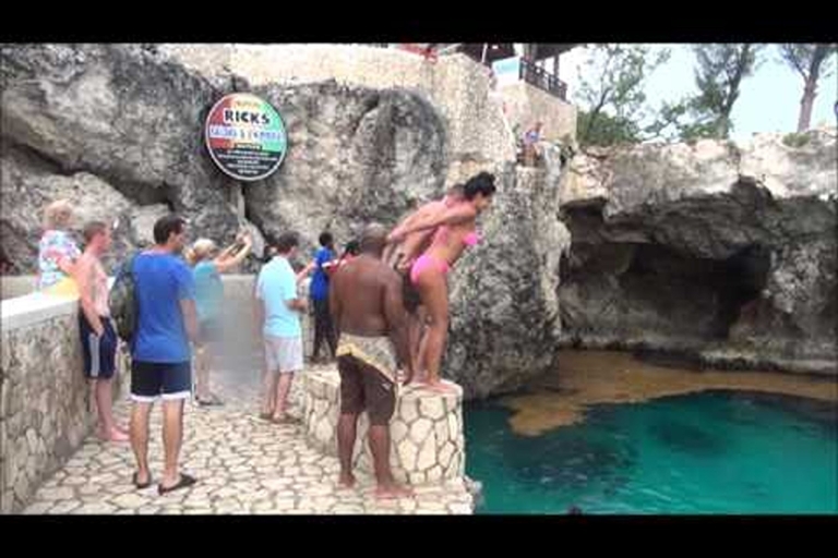 Blue Hole Mineral Spring, Rick's Cafe & 7 Miles Beach Tour
