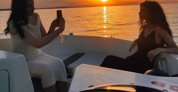 Zadar: Golden Hour Cruise RIB Tour Insel Dinner Stop & Swim