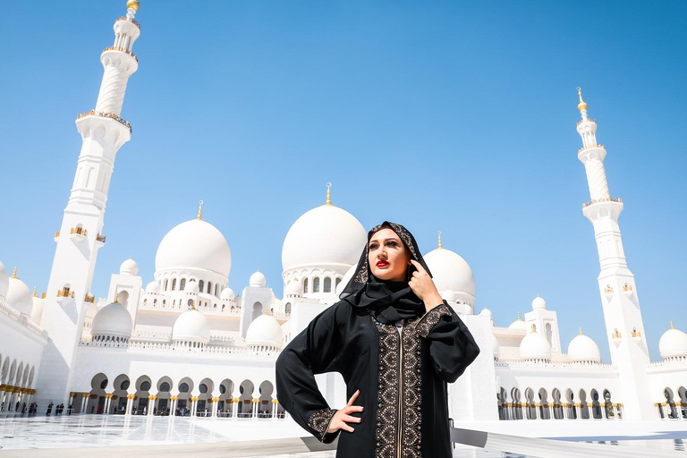 From Abu Dhabi : Sheikh Zayed Mosque & Qasr Al Watan Tour Sharing English Tour