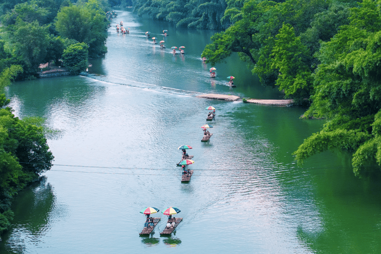 Yangshuo : Rafting en bambou sur la rivière Yulong