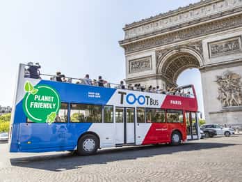 Париж: Tootbus Hop-on Hop-off с дополнительным речным круизом