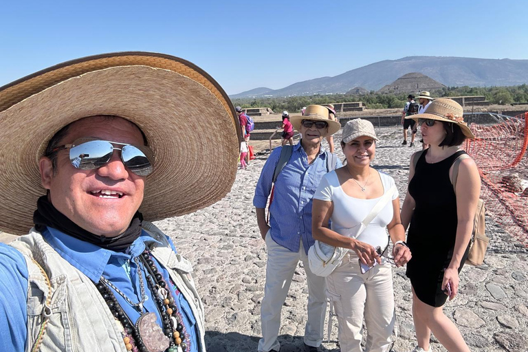 Visite guidée des pyramides de Teotihuacan - 2 heuresVisite privée avec droits d'entrée