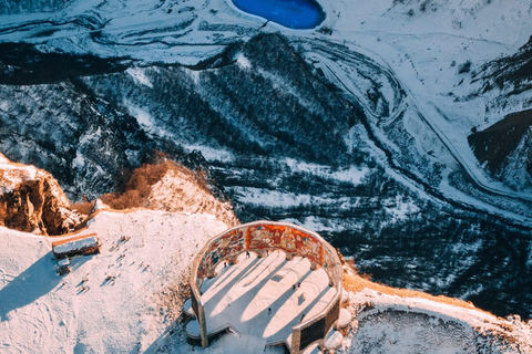 From Tbilisi: Kazbegi & Gudauri Group Guided Day Trip Kazbegi & Gudauri Group Guided Day Trip