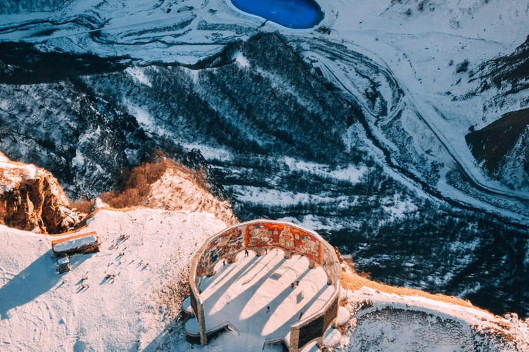 From Tbilisi: Kazbegi & Gudauri Group Guided Day Trip Kazbegi & Gudauri Group Guided Day Trip