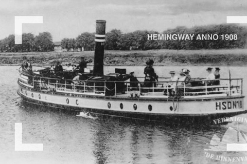 Berlin: 1h Boutiquestyle-Cruise on the Historic Hemingway 75-minute Sundown Aperitif Tour