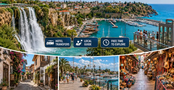 From Side: Antalya Old Town & Waterfall Discovery Trip
