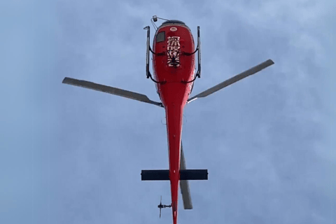 Passeio de helicóptero pelo acampamento base do Everest