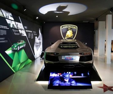 Eintrittskarte für das Lamborghini Museum