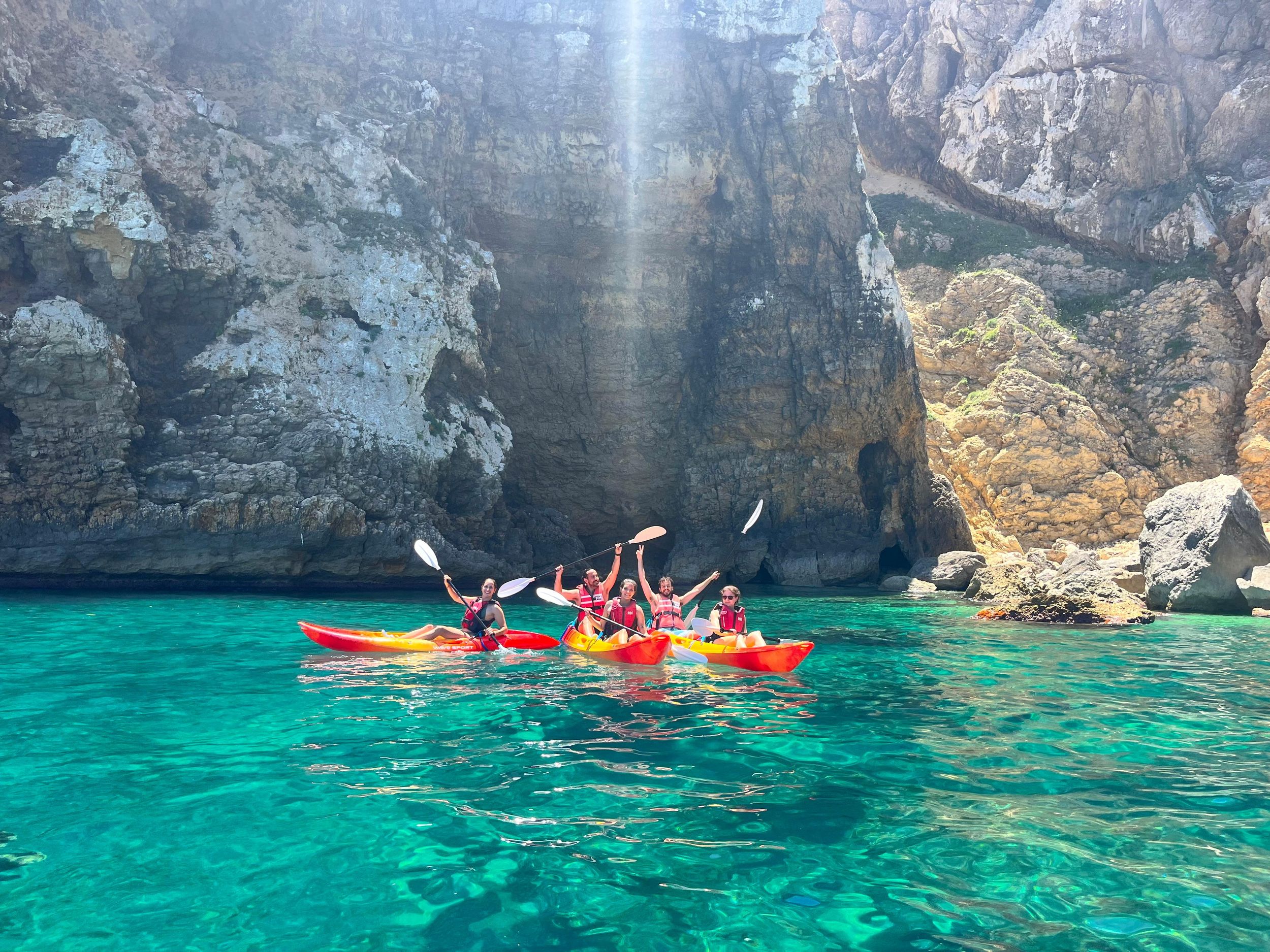 Jávea: Kajak-Tour in Cala en Caló & zur Meereshöhle