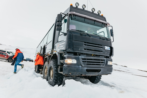 Desde Reikiavik: Círculo Dorado y tour glaciar en motonieveTour sin recogida en el hotel