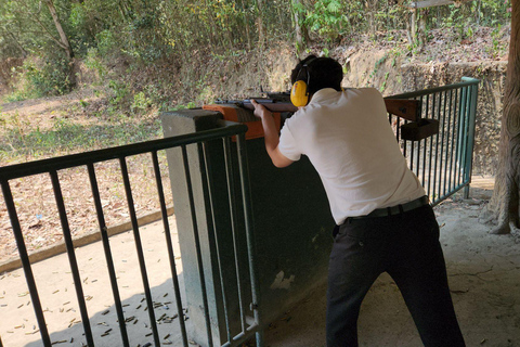 Vanuit Ho Chi Minh stad halve dag Cu Chi tunnelsHo Chi Minh halve dag Cu Chi tunnels