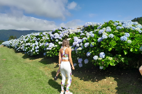 Ponta Delgada: Landausflug Sete Cidades &amp; Vulkan FurnasLandausflug: São Miguel Insel Tour