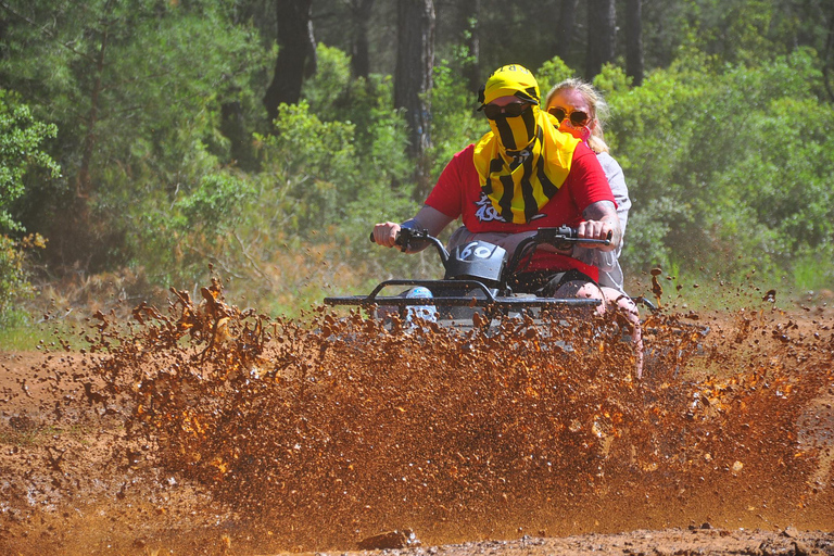 Antalya: Quad & Buggy Safari Adventure w/Zipline Experience Quad Safari -Single Participant
