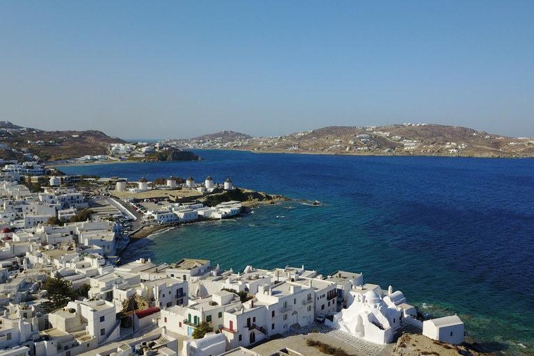 Von Athen nach Mykonos: Gemeinsamer Helikopterflug mit AussichtFlex-Hubschrauberflug-Transfer von Athen nach Mykonos