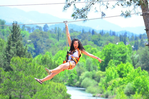 Van Opzij: Raften met Zipline, Quad, Jeepsafari &amp; LunchAlleen Raften