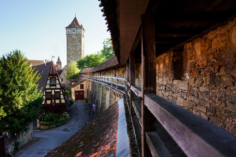 Conductor privado de Múnich a Rothenburg &amp; Harburg, y vuelta