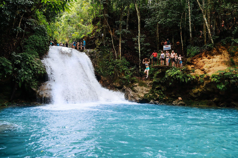 Escursione di un giorno alle cascate del fiume Dunn e alle cascate segrete di Blue Hole