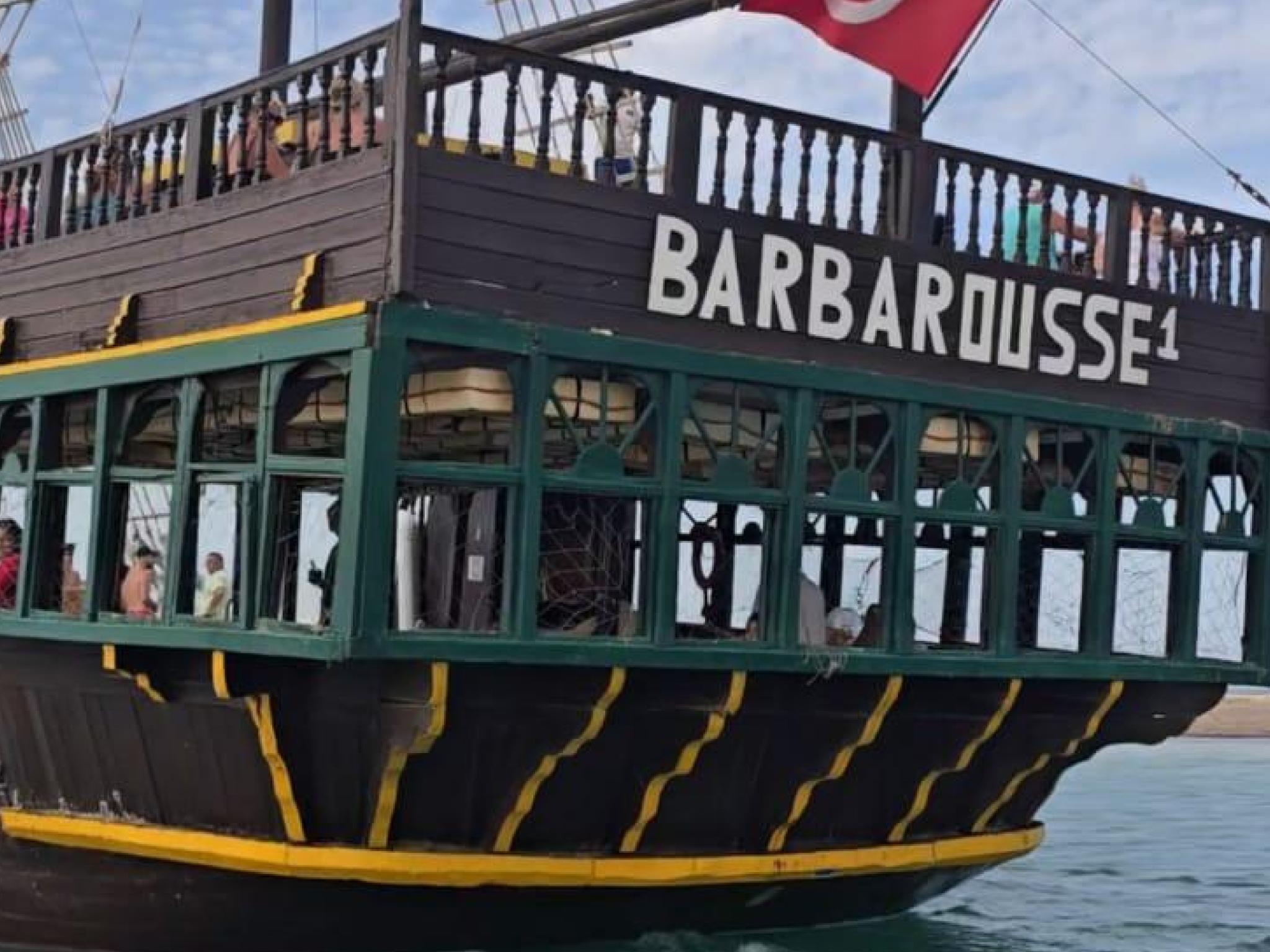 Djerba: Bootsfahrt auf dem Piratenschiff Barbarossa ⭐⭐⭐⭐⭐