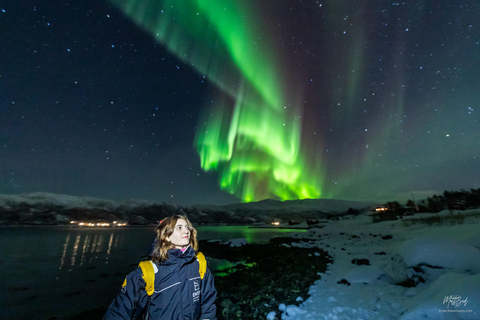 Von Tromsø aus: Nordlichterjagd mit Fotos und Abendessen