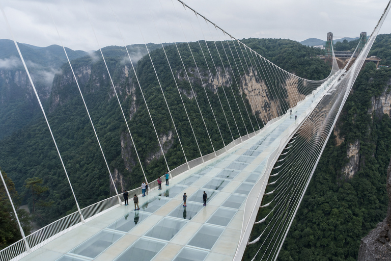 Zhangjiajie: Grand Canyon & Glass Bridge E-Ticket Options English Guide Service Only