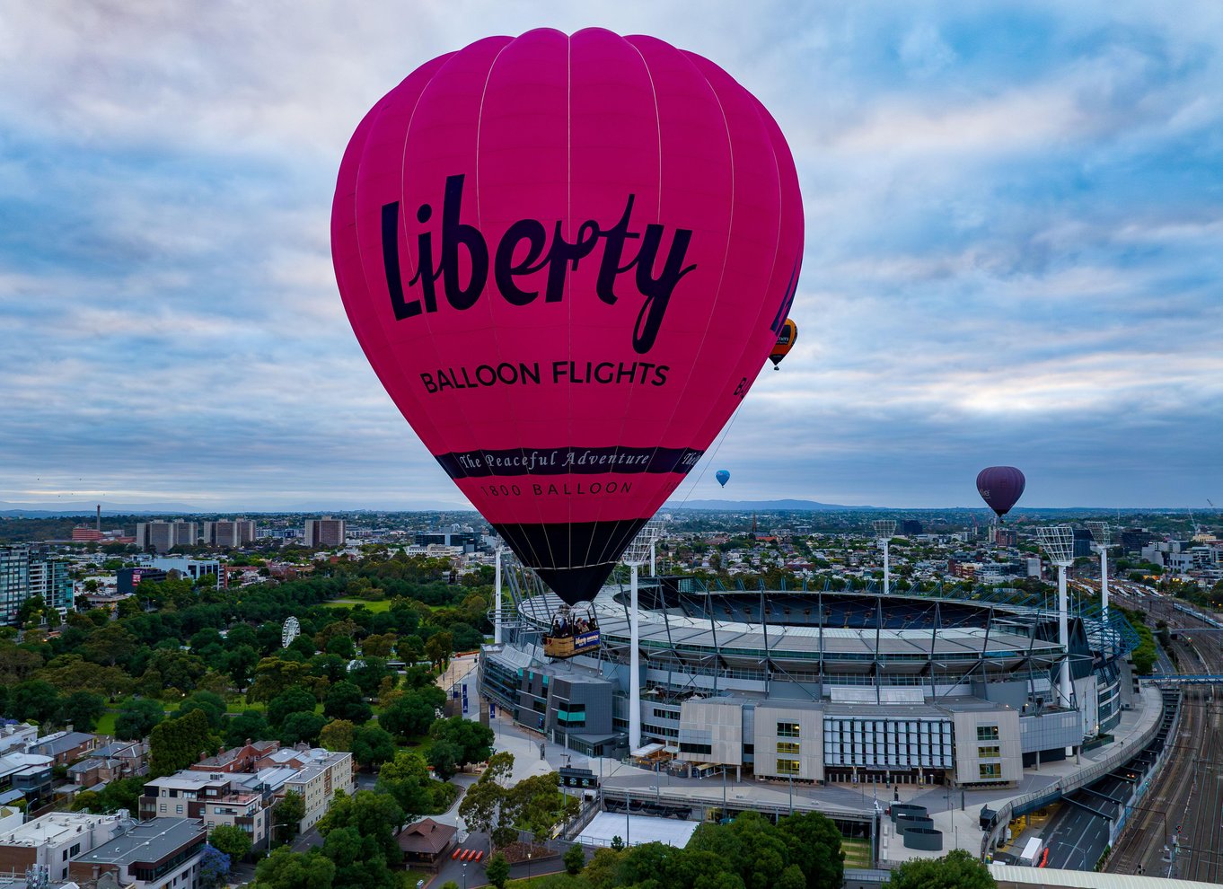 Melbourne: Ballonflyvning ved solopgang
