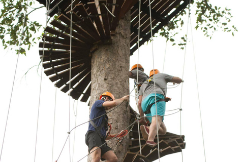 Koh Samui: Samui Zipline Adventure with Transfer service Zipline B - 16 Platforms