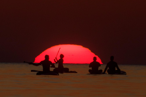 Barcelona: Excursión en Paddleboard al amanecer con fotos&amp;vídeos4k
