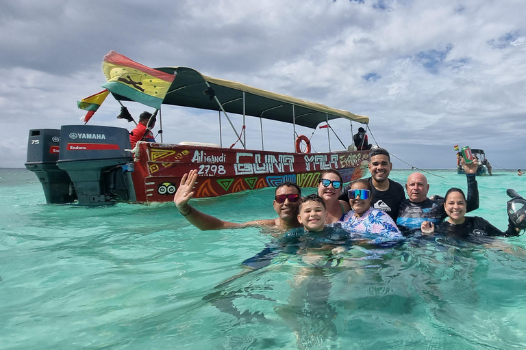 Islas de San Blas: Tour en barco desde el muelle+Almuerzo + 4 plazasIslas de San Blas: Tour en barco desde el muelle con almuerzo