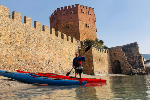 Alanya: Sunrise Kayaking with Views of Castle & Red Tower