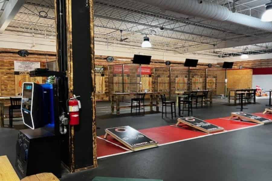 Lexington, NC: Axt-Werfen-Erlebnis. Foto: GetYourGuide