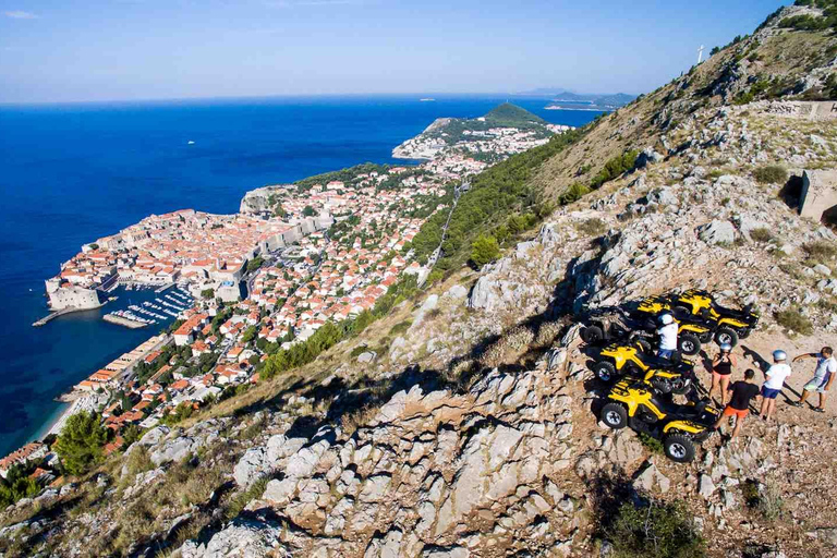 Dubrovnik: Tour guidato in ATV in campagna e ristoro in tavernaQuad condiviso (1 autista e 1 passeggero)