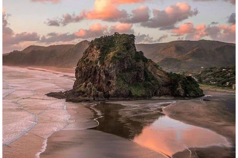 Auckland: tour privato della spiaggia di Piha, della foresta pluviale e del Monte EdenAuckland: tour privato alla spiaggia di Piha, alla foresta pluviale e al Monte Eden