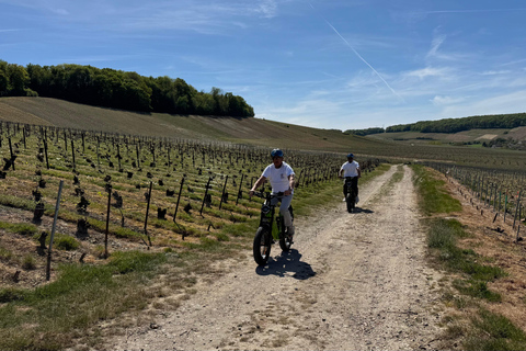 Champagne Vineyards: Tour through the heart of the vineyards on a fat tire e-bike Champagne Vineyards: Tour through the Heart of the Vines on a Fat E-Bike
