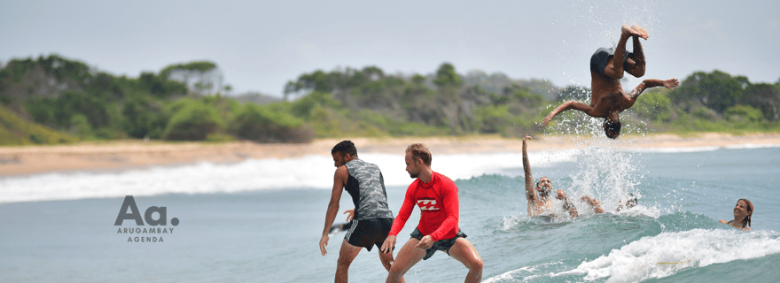 Leçons de surf à Arugam Bay : Cours de surf pour débutants