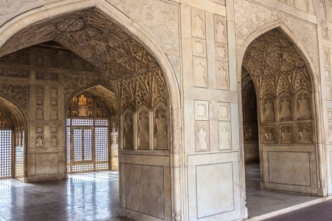 Von Delhi Taj Mahal & Agra Ganztagestour Alles InklusiveTour mit Auto + Reiseführer + Mahlzeit + Eintrittsgeld
