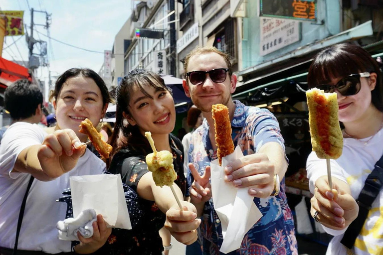 Tokio: Ruta de la Comida Callejera de TsukijiComida callejera en Tsukiji