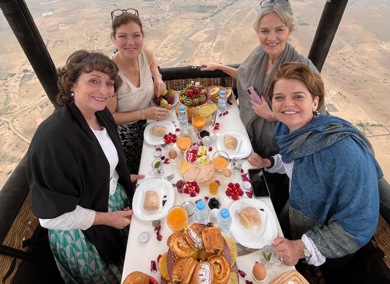 Marrakech: Ballonaktivitet, berber-morgenmad og certifikat