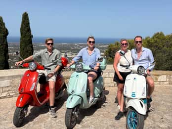 Vespa-Panoramatour: Trulli und Landschaften mit Verkostungen im Itria-Tal